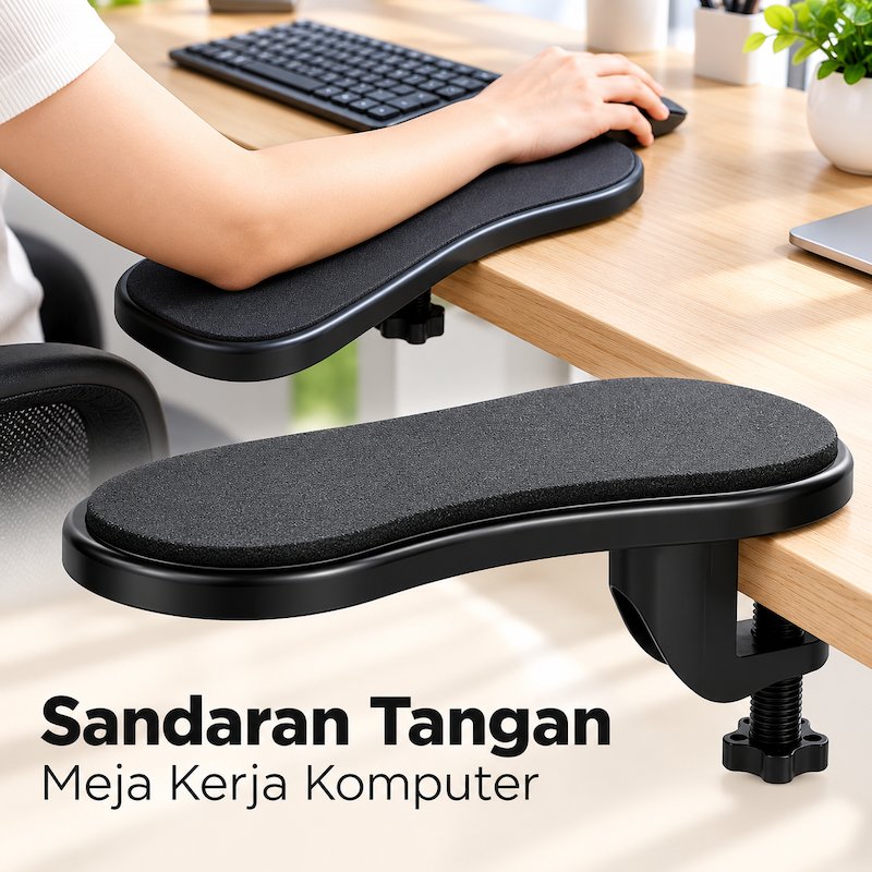 Foto Mi Shopinn Sandaran Tangan Meja Ergonomis Arm Support Rest Komputer