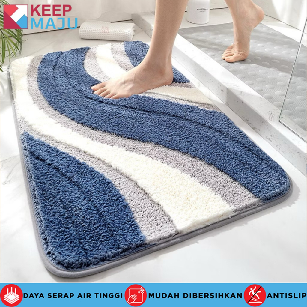 Foto KEEP MAJU KEEP MAJU Keset Kamar Mandi Karpet Serap Air Keset
