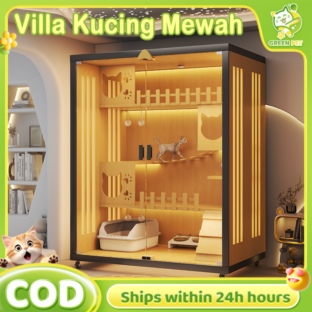 Foto PAPAPET PAPAPET Villa Kandang Kucing Cat Tower Premium Cat Condo