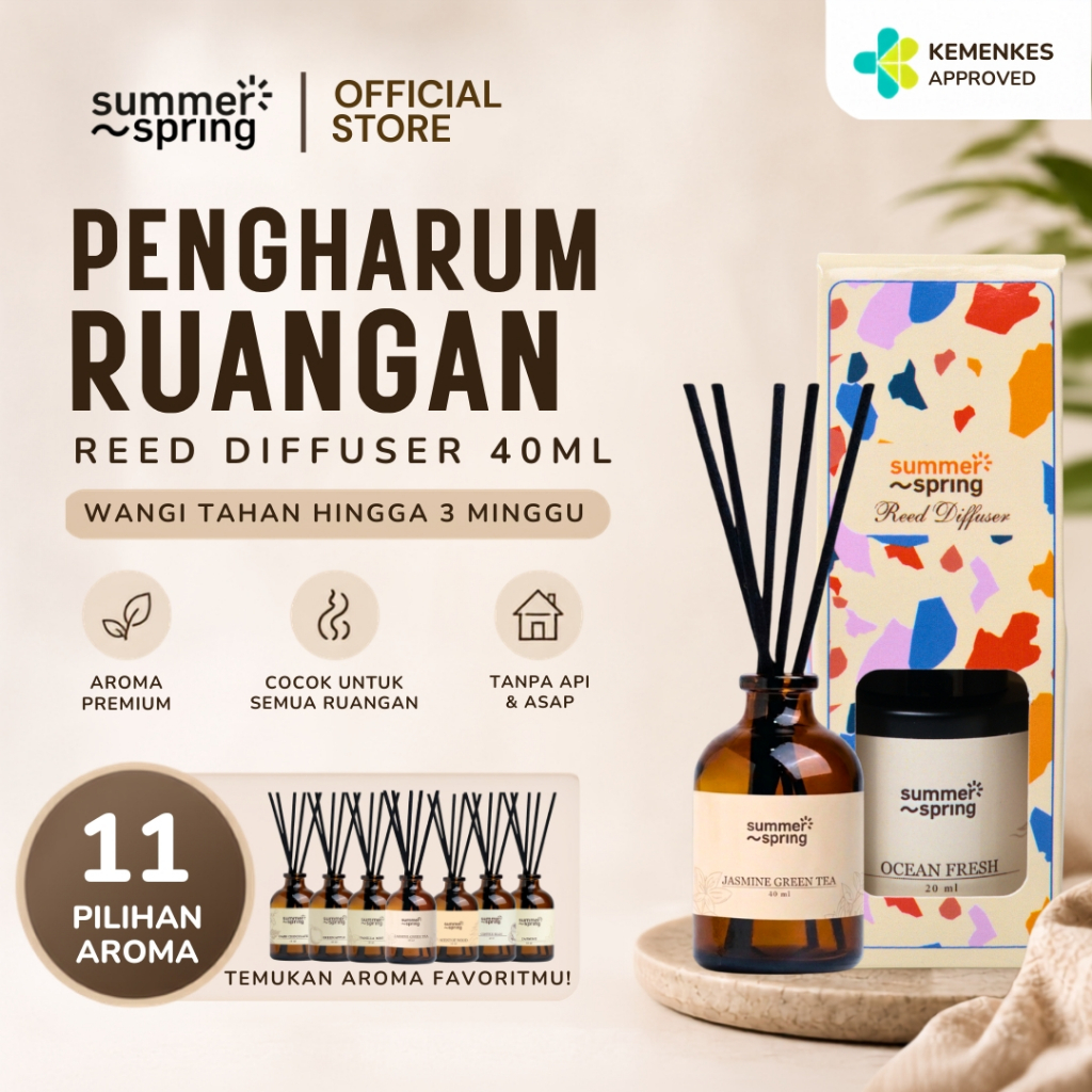 Foto Summer Spring Pengharum Ruangan / Pengharum Toilet / Aromaterapi / Reed