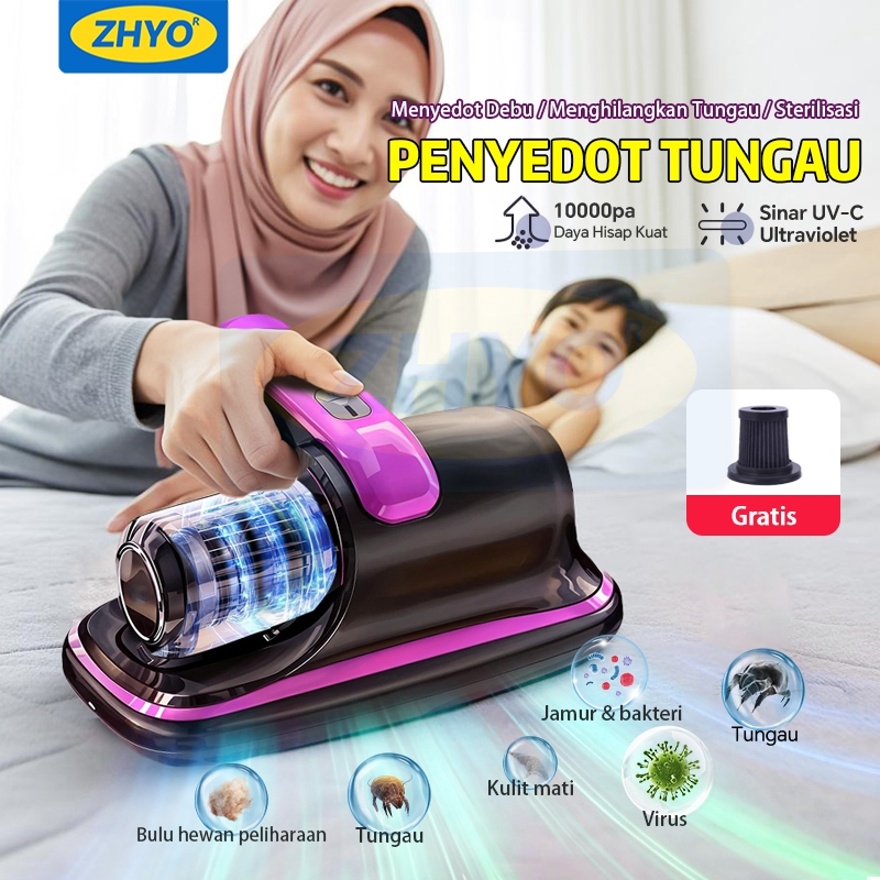 Foto ZHYO ZHYO Penyedot Debu Penghilang Tungau 10000Pa Penyedot