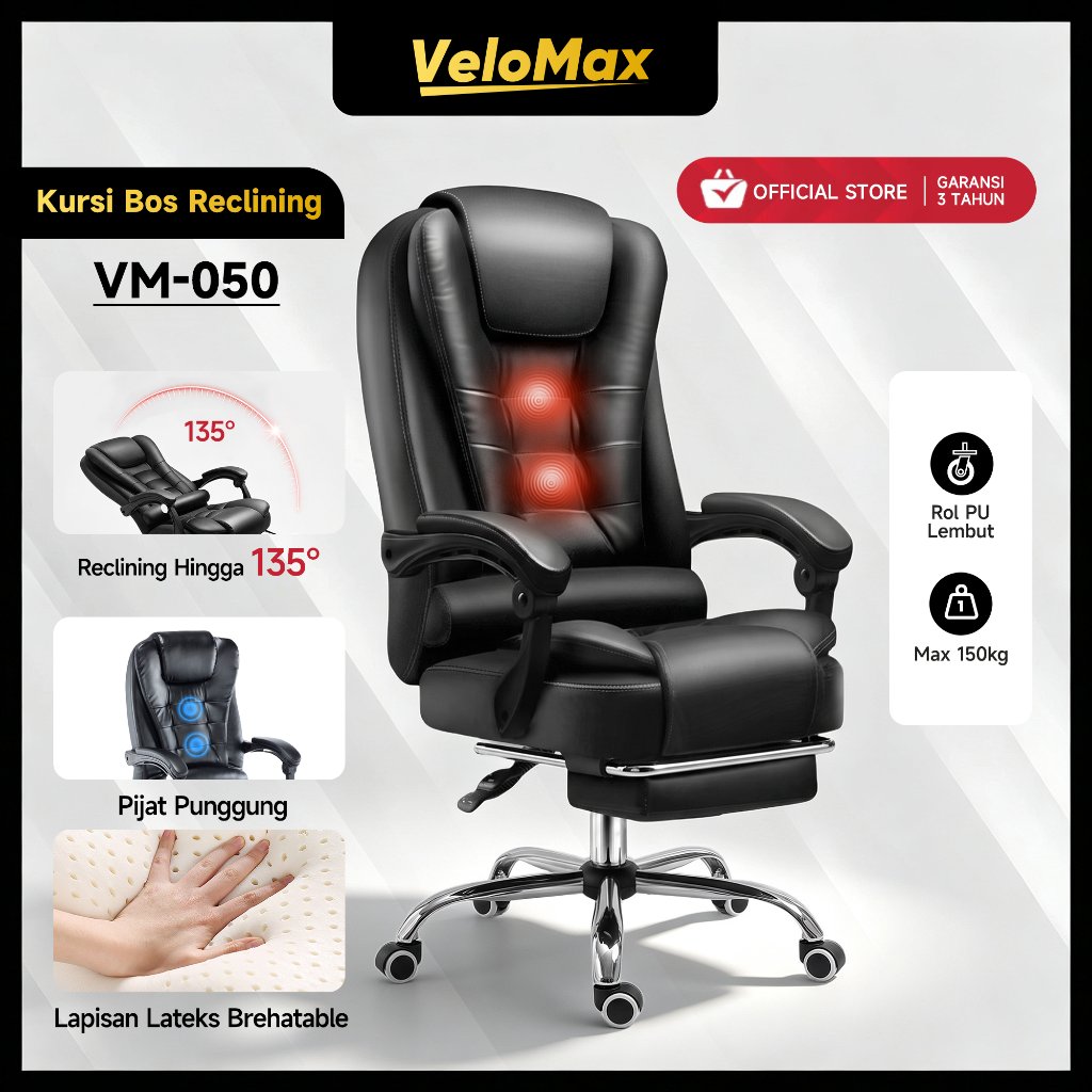 Foto VeloMax Kursi Kantor Ergonomis-VeloMax Furniture Sandaran Chair